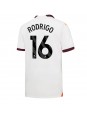 Manchester City Rodri Hernandez #16 Vieraspaita 2023-24 Lyhythihainen